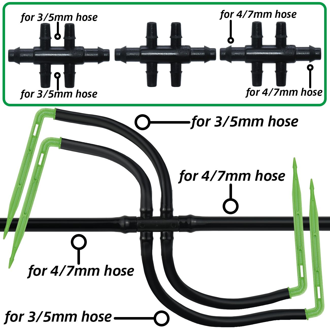KESLA Giardino 4/7mm a 3/5mm T - Irrigation Drip Tape recensione e prezzo
