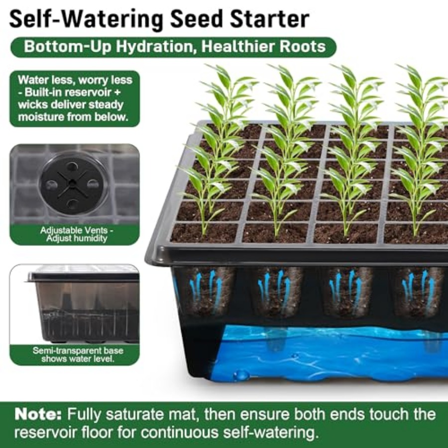 Kit di Germinazione Semi a 60  - Seedling Heat Mat recensione e prezzo