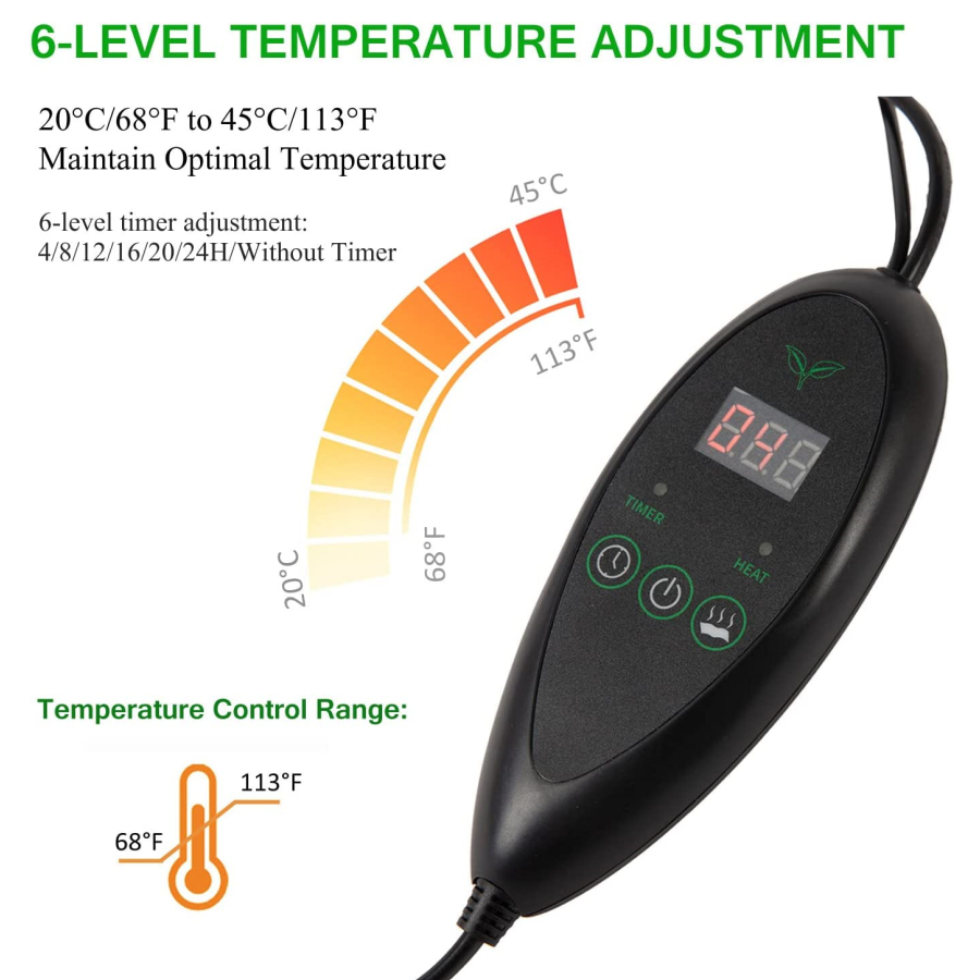 3 dimensioni aggiornamento tap - Seedling Heat Mat recensione e prezzo